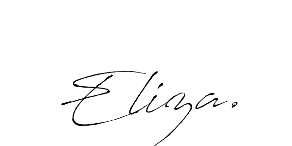 How to make Eliza. signature? Antro_Vectra is a professional autograph style. Create handwritten signature for Eliza. name. Eliza. signature style 6 images and pictures png