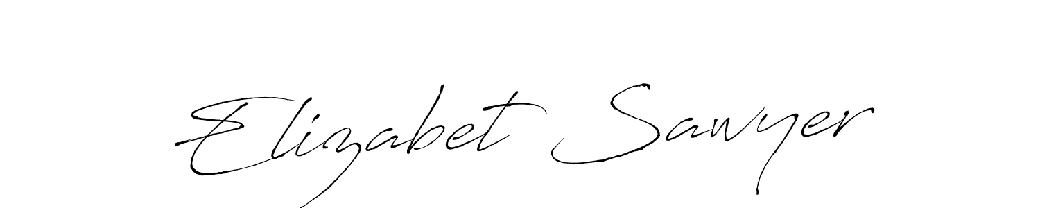 Once you've used our free online signature maker to create your best signature Antro_Vectra style, it's time to enjoy all of the benefits that Elizabet Sawyer name signing documents. Elizabet Sawyer signature style 6 images and pictures png