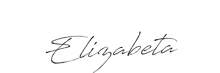 How to make Elizabeta signature? Antro_Vectra is a professional autograph style. Create handwritten signature for Elizabeta name. Elizabeta signature style 6 images and pictures png