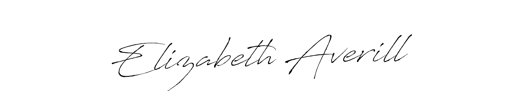 Elizabeth Averill stylish signature style. Best Handwritten Sign (Antro_Vectra) for my name. Handwritten Signature Collection Ideas for my name Elizabeth Averill. Elizabeth Averill signature style 6 images and pictures png