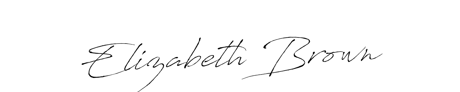 Antro_Vectra is a professional signature style that is perfect for those who want to add a touch of class to their signature. It is also a great choice for those who want to make their signature more unique. Get Elizabeth Brown name to fancy signature for free. Elizabeth Brown signature style 6 images and pictures png