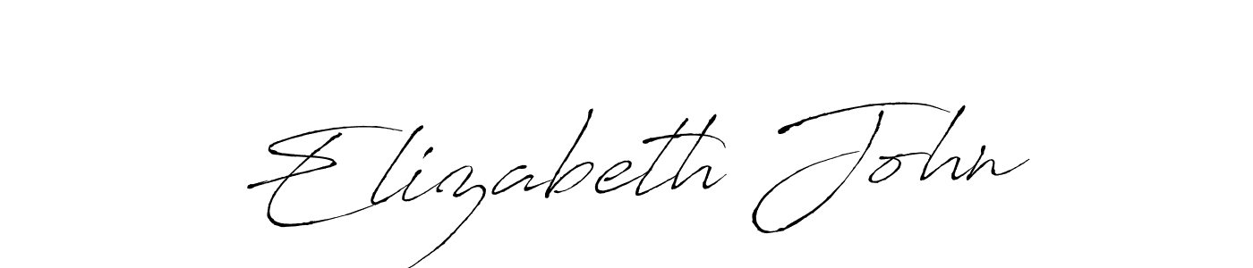 Also we have Elizabeth John name is the best signature style. Create professional handwritten signature collection using Antro_Vectra autograph style. Elizabeth John signature style 6 images and pictures png