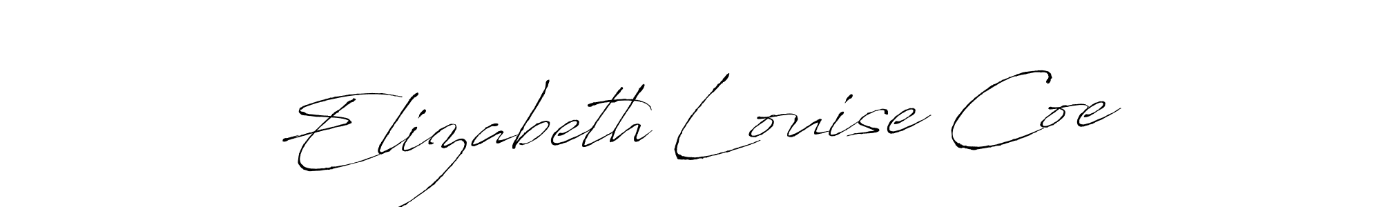 Make a beautiful signature design for name Elizabeth Louise Coe. Use this online signature maker to create a handwritten signature for free. Elizabeth Louise Coe signature style 6 images and pictures png