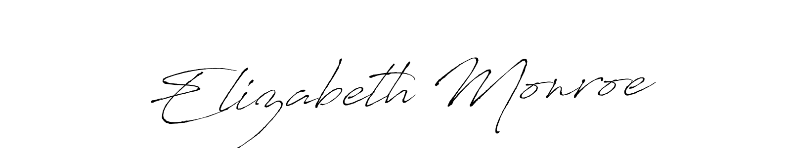 Once you've used our free online signature maker to create your best signature Antro_Vectra style, it's time to enjoy all of the benefits that Elizabeth Monroe name signing documents. Elizabeth Monroe signature style 6 images and pictures png
