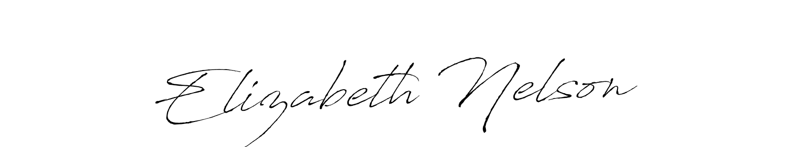 Design your own signature with our free online signature maker. With this signature software, you can create a handwritten (Antro_Vectra) signature for name Elizabeth Nelson. Elizabeth Nelson signature style 6 images and pictures png
