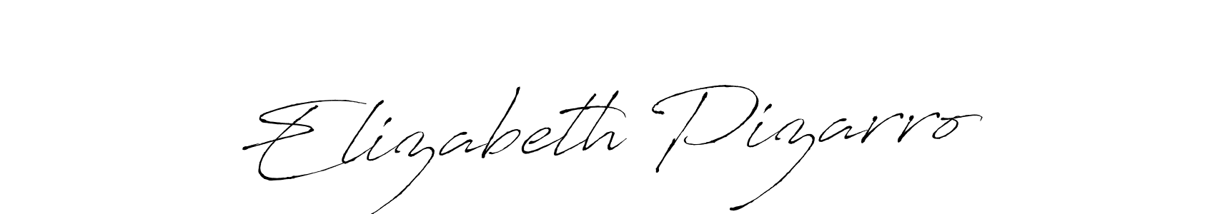 How to make Elizabeth Pizarro signature? Antro_Vectra is a professional autograph style. Create handwritten signature for Elizabeth Pizarro name. Elizabeth Pizarro signature style 6 images and pictures png