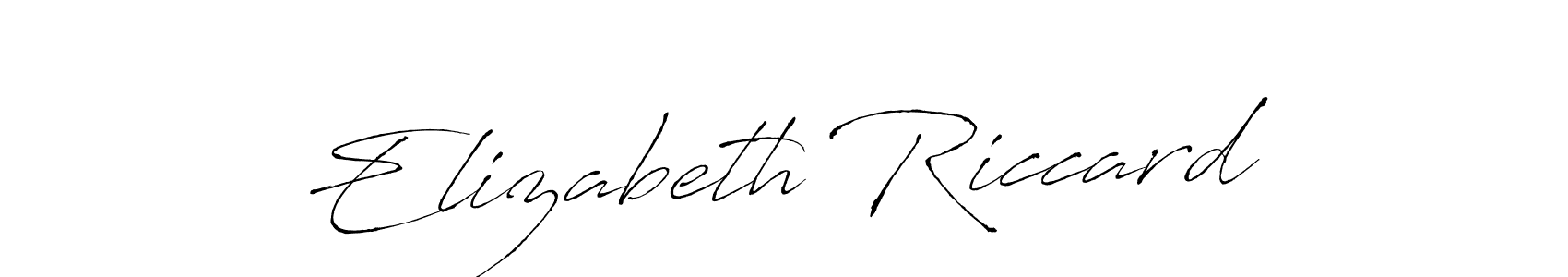 You should practise on your own different ways (Antro_Vectra) to write your name (Elizabeth Riccard) in signature. don't let someone else do it for you. Elizabeth Riccard signature style 6 images and pictures png