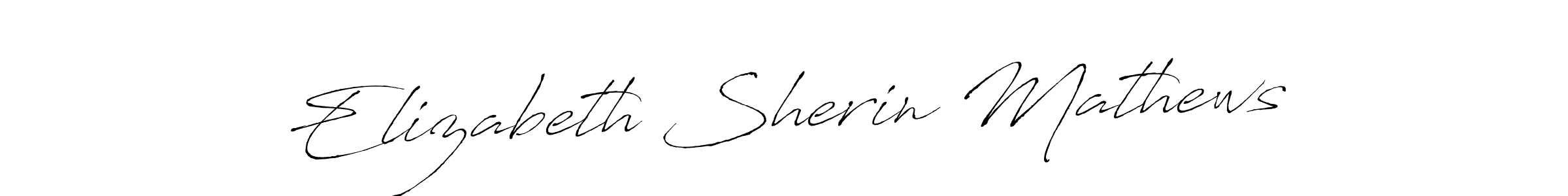 if you are searching for the best signature style for your name Elizabeth Sherin Mathews. so please give up your signature search. here we have designed multiple signature styles  using Antro_Vectra. Elizabeth Sherin Mathews signature style 6 images and pictures png