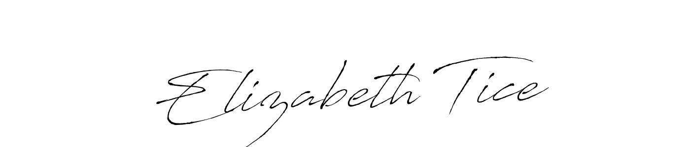 It looks lik you need a new signature style for name Elizabeth Tice. Design unique handwritten (Antro_Vectra) signature with our free signature maker in just a few clicks. Elizabeth Tice signature style 6 images and pictures png