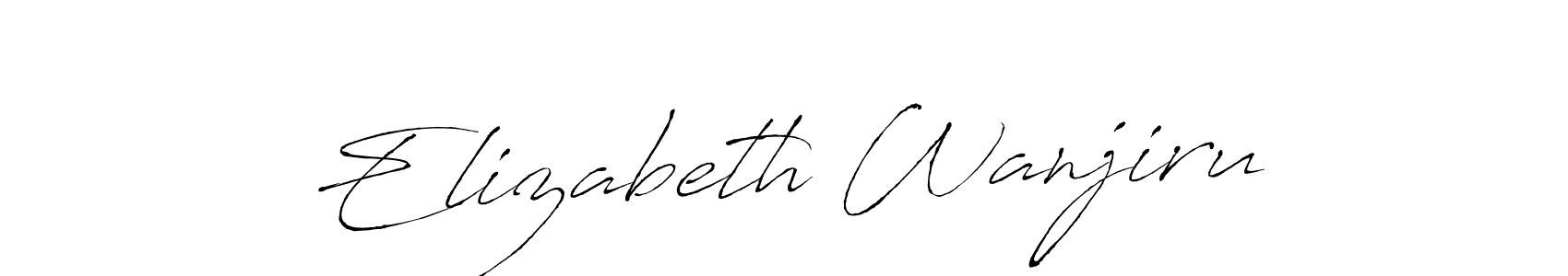 Check out images of Autograph of Elizabeth Wanjiru name. Actor Elizabeth Wanjiru Signature Style. Antro_Vectra is a professional sign style online. Elizabeth Wanjiru signature style 6 images and pictures png