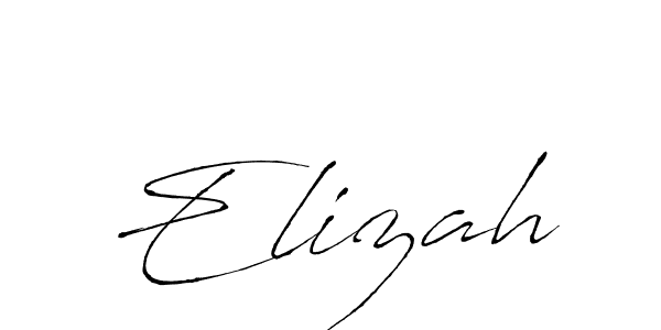 Make a beautiful signature design for name Elizah. Use this online signature maker to create a handwritten signature for free. Elizah signature style 6 images and pictures png