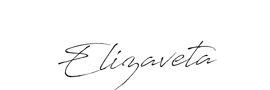 Make a beautiful signature design for name Elizaveta. With this signature (Antro_Vectra) style, you can create a handwritten signature for free. Elizaveta signature style 6 images and pictures png