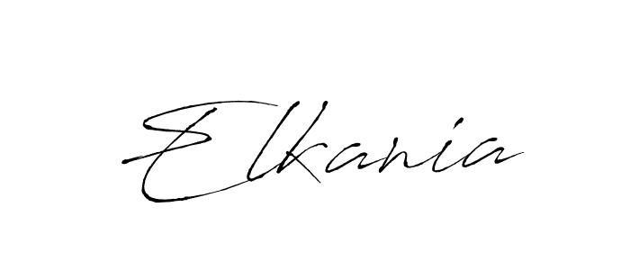 Elkania stylish signature style. Best Handwritten Sign (Antro_Vectra) for my name. Handwritten Signature Collection Ideas for my name Elkania. Elkania signature style 6 images and pictures png
