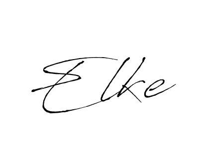 How to make Elke signature? Antro_Vectra is a professional autograph style. Create handwritten signature for Elke name. Elke signature style 6 images and pictures png