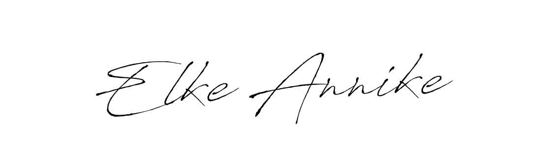 The best way (Antro_Vectra) to make a short signature is to pick only two or three words in your name. The name Elke Annike include a total of six letters. For converting this name. Elke Annike signature style 6 images and pictures png