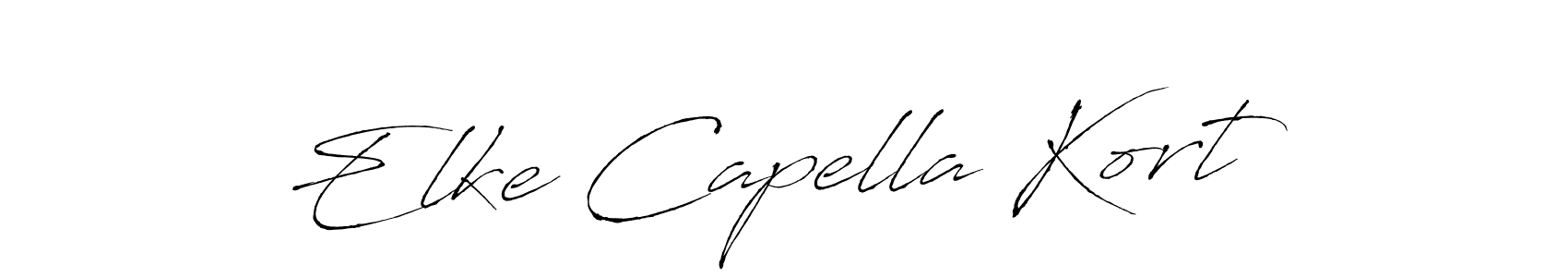 It looks lik you need a new signature style for name Elke Capella Kort. Design unique handwritten (Antro_Vectra) signature with our free signature maker in just a few clicks. Elke Capella Kort signature style 6 images and pictures png