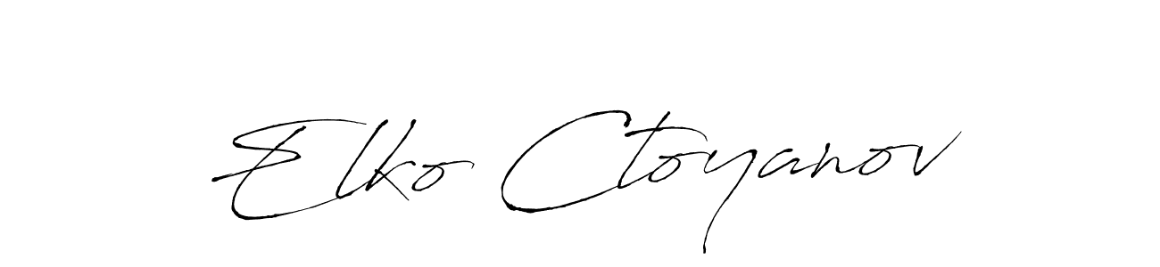 This is the best signature style for the Elko Ctoyanov name. Also you like these signature font (Antro_Vectra). Mix name signature. Elko Ctoyanov signature style 6 images and pictures png