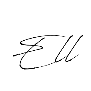 The best way (Antro_Vectra) to make a short signature is to pick only two or three words in your name. The name Ell include a total of six letters. For converting this name. Ell signature style 6 images and pictures png