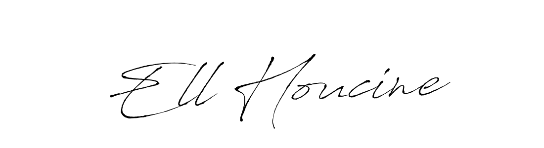 Also we have Ell Houcine name is the best signature style. Create professional handwritten signature collection using Antro_Vectra autograph style. Ell Houcine signature style 6 images and pictures png