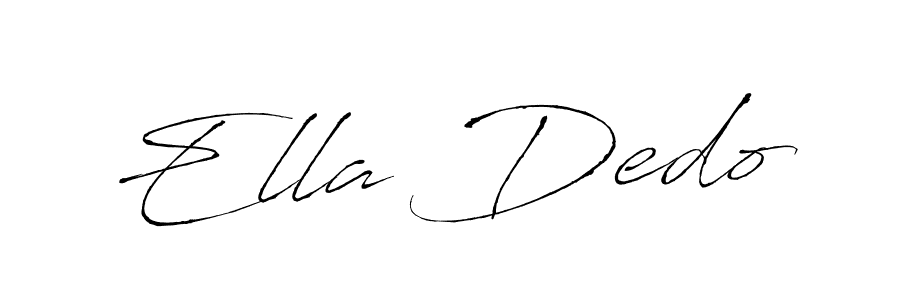 if you are searching for the best signature style for your name Ella Dedo. so please give up your signature search. here we have designed multiple signature styles  using Antro_Vectra. Ella Dedo signature style 6 images and pictures png