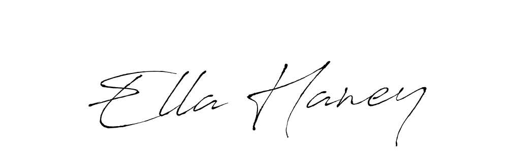 Ella Haney stylish signature style. Best Handwritten Sign (Antro_Vectra) for my name. Handwritten Signature Collection Ideas for my name Ella Haney. Ella Haney signature style 6 images and pictures png