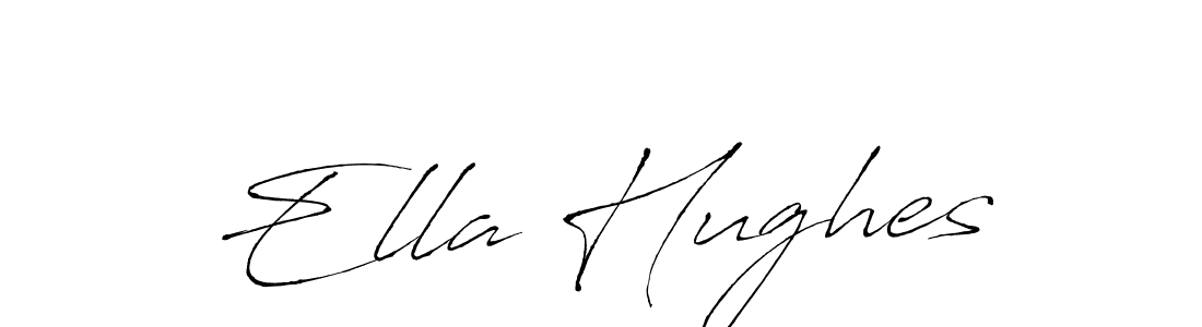 Create a beautiful signature design for name Ella Hughes. With this signature (Antro_Vectra) fonts, you can make a handwritten signature for free. Ella Hughes signature style 6 images and pictures png