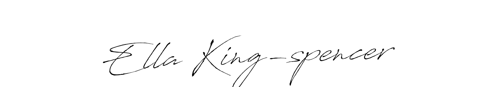 Also we have Ella King-spencer name is the best signature style. Create professional handwritten signature collection using Antro_Vectra autograph style. Ella King-spencer signature style 6 images and pictures png