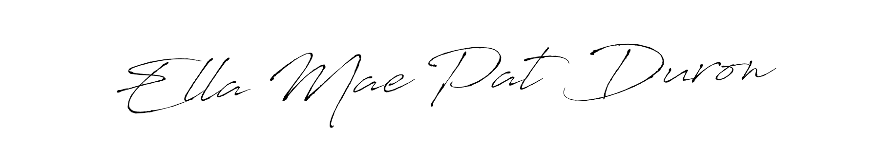 It looks lik you need a new signature style for name Ella Mae Pat Duron. Design unique handwritten (Antro_Vectra) signature with our free signature maker in just a few clicks. Ella Mae Pat Duron signature style 6 images and pictures png