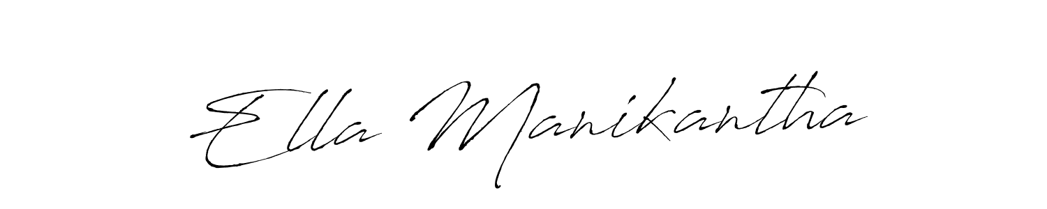 This is the best signature style for the Ella Manikantha name. Also you like these signature font (Antro_Vectra). Mix name signature. Ella Manikantha signature style 6 images and pictures png