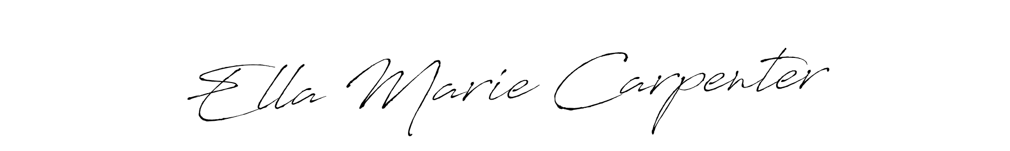 Once you've used our free online signature maker to create your best signature Antro_Vectra style, it's time to enjoy all of the benefits that Ella Marie Carpenter name signing documents. Ella Marie Carpenter signature style 6 images and pictures png