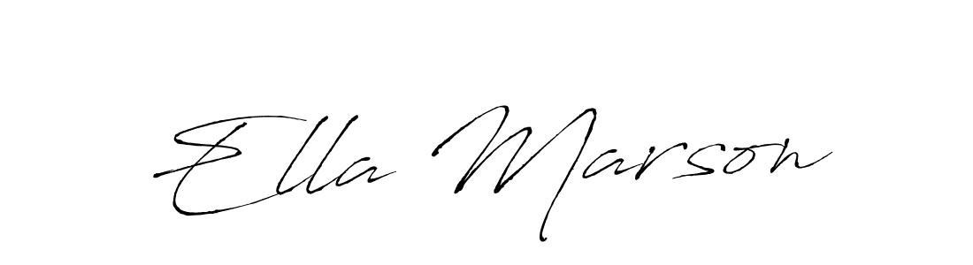 How to make Ella Marson signature? Antro_Vectra is a professional autograph style. Create handwritten signature for Ella Marson name. Ella Marson signature style 6 images and pictures png