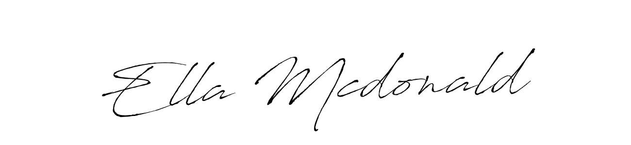 Similarly Antro_Vectra is the best handwritten signature design. Signature creator online .You can use it as an online autograph creator for name Ella Mcdonald. Ella Mcdonald signature style 6 images and pictures png