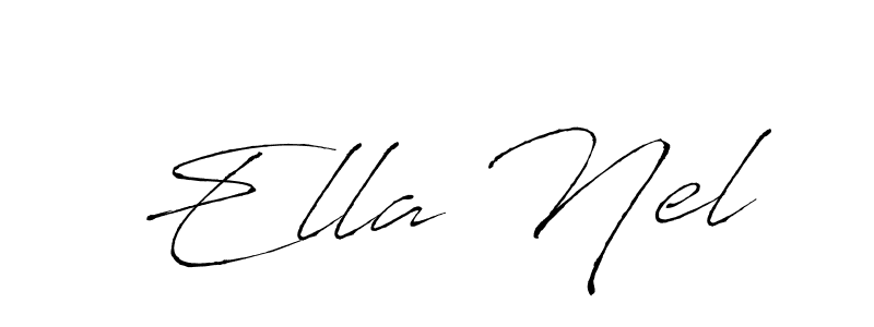 Design your own signature with our free online signature maker. With this signature software, you can create a handwritten (Antro_Vectra) signature for name Ella Nel. Ella Nel signature style 6 images and pictures png