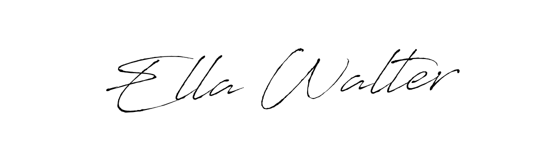 Antro_Vectra is a professional signature style that is perfect for those who want to add a touch of class to their signature. It is also a great choice for those who want to make their signature more unique. Get Ella Walter name to fancy signature for free. Ella Walter signature style 6 images and pictures png