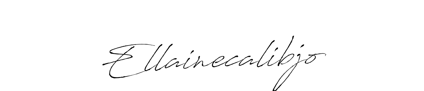 Make a beautiful signature design for name Ellainecalibjo. With this signature (Antro_Vectra) style, you can create a handwritten signature for free. Ellainecalibjo signature style 6 images and pictures png