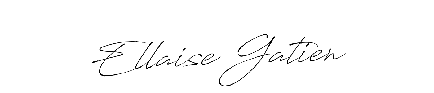 Ellaise Gatien stylish signature style. Best Handwritten Sign (Antro_Vectra) for my name. Handwritten Signature Collection Ideas for my name Ellaise Gatien. Ellaise Gatien signature style 6 images and pictures png