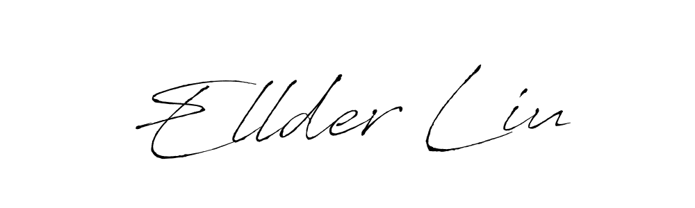 Antro_Vectra is a professional signature style that is perfect for those who want to add a touch of class to their signature. It is also a great choice for those who want to make their signature more unique. Get Ellder Liu name to fancy signature for free. Ellder Liu signature style 6 images and pictures png