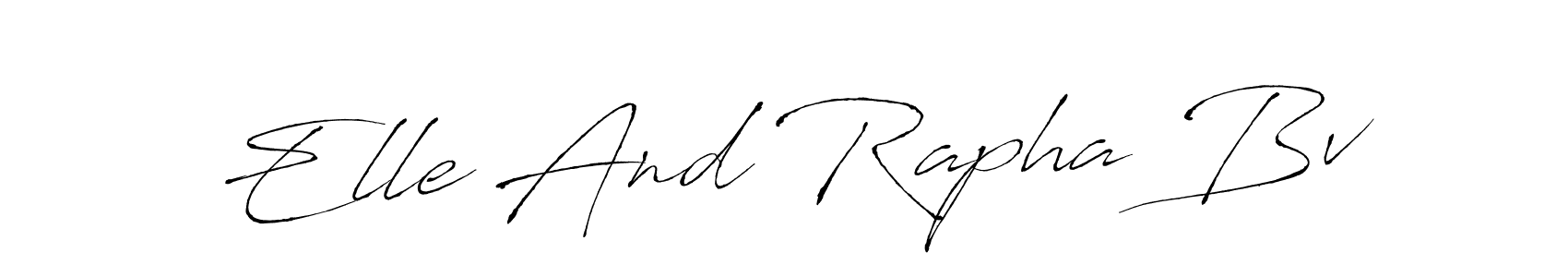 Also You can easily find your signature by using the search form. We will create Elle And Rapha Bv name handwritten signature images for you free of cost using Antro_Vectra sign style. Elle And Rapha Bv signature style 6 images and pictures png