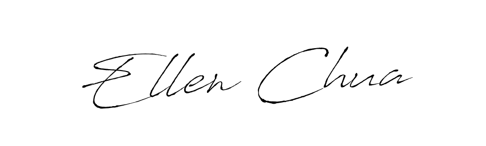 How to make Ellen Chua name signature. Use Antro_Vectra style for creating short signs online. This is the latest handwritten sign. Ellen Chua signature style 6 images and pictures png