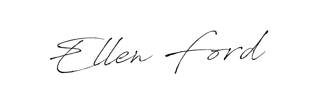 Make a beautiful signature design for name Ellen Ford. With this signature (Antro_Vectra) style, you can create a handwritten signature for free. Ellen Ford signature style 6 images and pictures png