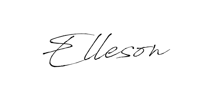 Create a beautiful signature design for name Elleson. With this signature (Antro_Vectra) fonts, you can make a handwritten signature for free. Elleson signature style 6 images and pictures png