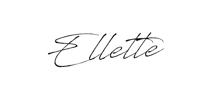 The best way (Antro_Vectra) to make a short signature is to pick only two or three words in your name. The name Ellette include a total of six letters. For converting this name. Ellette signature style 6 images and pictures png
