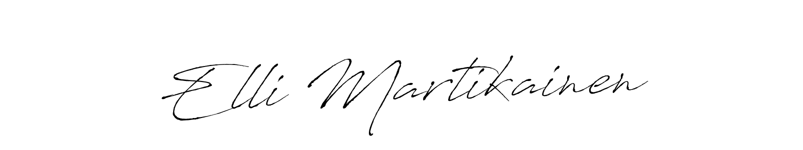 Make a beautiful signature design for name Elli Martikainen. With this signature (Antro_Vectra) style, you can create a handwritten signature for free. Elli Martikainen signature style 6 images and pictures png