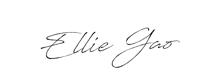 Make a beautiful signature design for name Ellie Gao. Use this online signature maker to create a handwritten signature for free. Ellie Gao signature style 6 images and pictures png