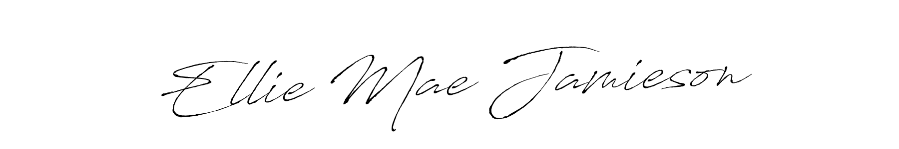 How to make Ellie Mae Jamieson name signature. Use Antro_Vectra style for creating short signs online. This is the latest handwritten sign. Ellie Mae Jamieson signature style 6 images and pictures png