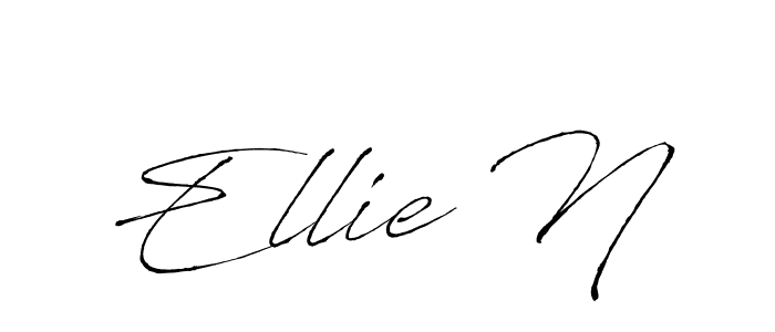 Also You can easily find your signature by using the search form. We will create Ellie N name handwritten signature images for you free of cost using Antro_Vectra sign style. Ellie N signature style 6 images and pictures png