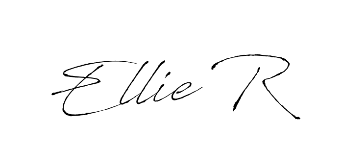 Also You can easily find your signature by using the search form. We will create Ellie R name handwritten signature images for you free of cost using Antro_Vectra sign style. Ellie R signature style 6 images and pictures png