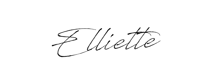 Also we have Elliette name is the best signature style. Create professional handwritten signature collection using Antro_Vectra autograph style. Elliette signature style 6 images and pictures png