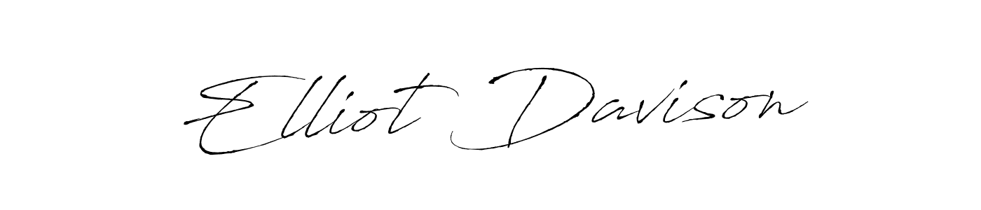 Antro_Vectra is a professional signature style that is perfect for those who want to add a touch of class to their signature. It is also a great choice for those who want to make their signature more unique. Get Elliot Davison name to fancy signature for free. Elliot Davison signature style 6 images and pictures png