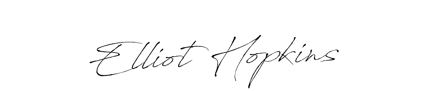 Antro_Vectra is a professional signature style that is perfect for those who want to add a touch of class to their signature. It is also a great choice for those who want to make their signature more unique. Get Elliot Hopkins name to fancy signature for free. Elliot Hopkins signature style 6 images and pictures png